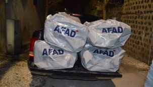 Siverek'te 4 adet AFAD çadırına el konuldu