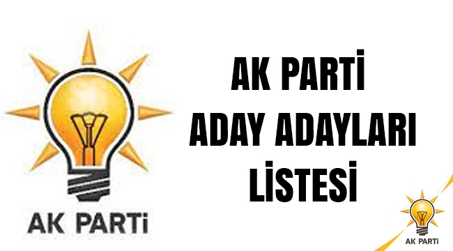 AK Parti'de temayül yoklamasına katılacak aday adayları