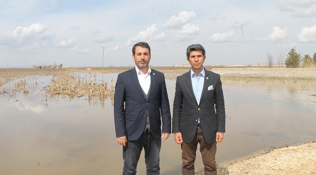 Özaslan: Suruç'ta taban suyunun yükselmesi mağduriyetlere neden oluyor