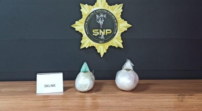 Şanlıurfa'da otobüste 2 kilogram uyuşturucu ele geçirildi