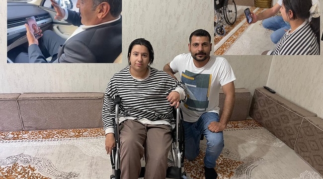 Aday Yetim, engelli kızın talebine duyarsız kalmadı