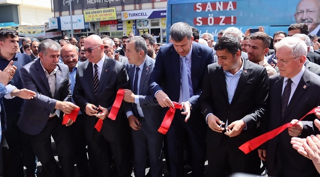 CHP, Siverek ve Hilvan'da seçim bürosu açtı