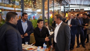 Emin Yetim Merkez Mahalle muhtarları ile bir araya geldi