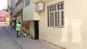 Haliliye'de selin izleri silinmeye devam ediyor