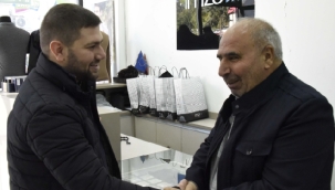 Mustafa Hakkı Bucak esnafları ziyaret etti