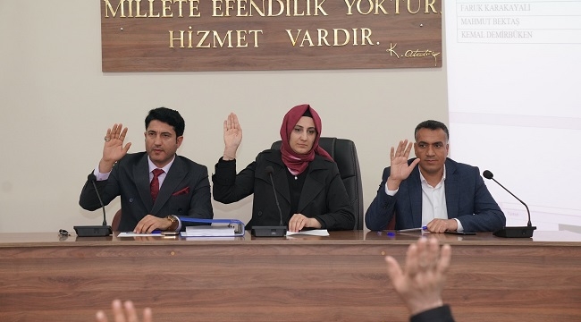 Siverek Belediyesi Nisan Ayı Meclis Toplantısı'nı yaptı