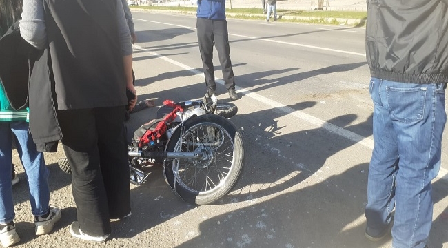 Siverek'te motosiklet kazası: 1 yaralı