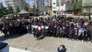 Siverek'ten işgalci siyonistlere tepki