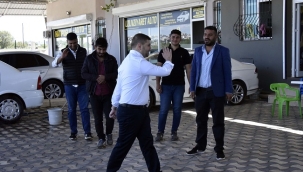 Bucak'tan sebze hali ve oto galericiler esnafına ziyaret (Görüntülü)