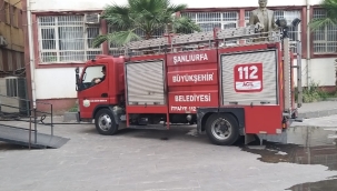 Siverek'te resmi kurumda yangın 