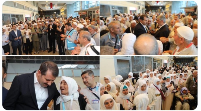 İlk hacı kafilesi uğurlandı! 