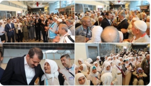 İlk hacı kafilesi uğurlandı! 