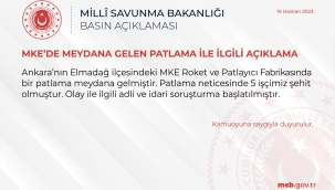 MKE Fabrikasında patlama: 5 can kaybı