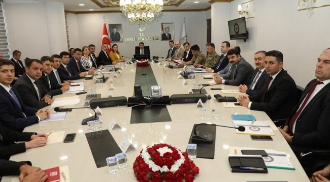 Siverek Kaymakamı Gölbaşı, Kurban Bayramı güvenlik toplantısına katıldı