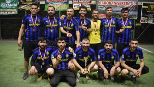 Siverek'te futbol turnuvasının şampiyonu Bağlar Spor oldu