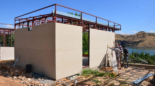 Siverek'te bungalov evleri yapılıyor