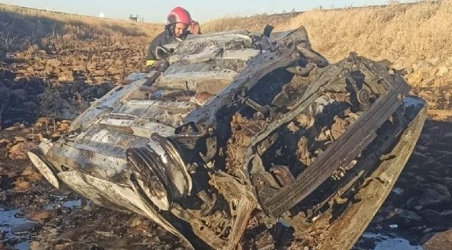 Siverek'te otomobil şarampole yuvarlandı: 4 yaralı
