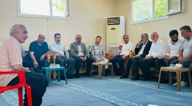 Araştırmacı Yazar Ömer Faruk Hilmi için taziye ziyareti