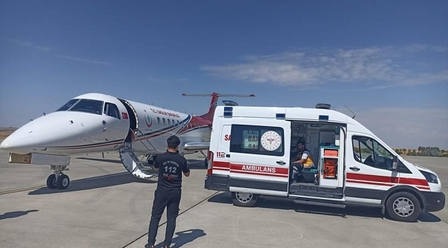Kalp rahatsızlığı bulunan bebekler, ambulans uçakla İstanbul'a götürüldü