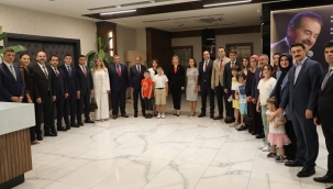 Kaymakam Aziz Gölbaşı veda programına katıldı