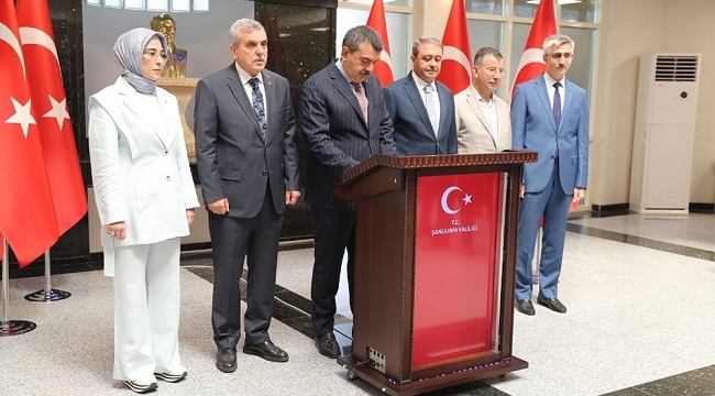 Millî Eğitim Bakanı Yusuf Tekin Şanlıurfa'da