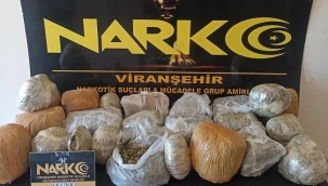 Şanlıurfa'da 26 bin 600 gram skunk ele geçirildi