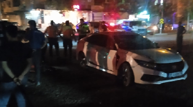 Siverek'te otomobille motosiklet çarpıştı: 2 yaralı