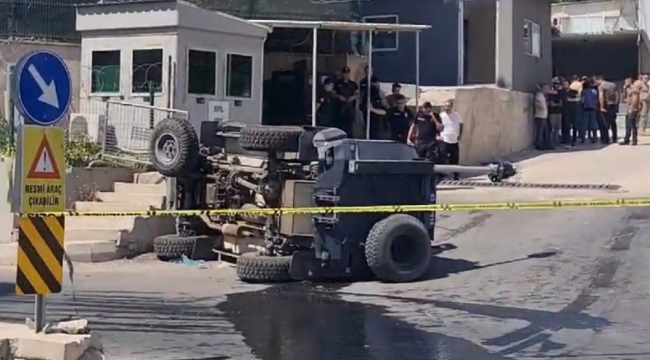 Urfa'da zırhlı polis aracı devrildi: 1 polis hayatını kaybetti