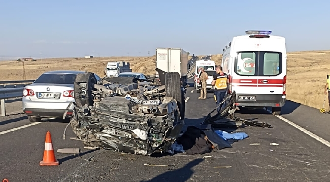 Siverek-Diyarbakır kara yolunda kaza: 3 ölü