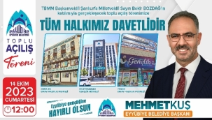 Eyyübiye'de toplu açılış töreni