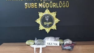 Şanlıurfa'da 3 kilo 100 gram uyuşturucu ele geçirildi 