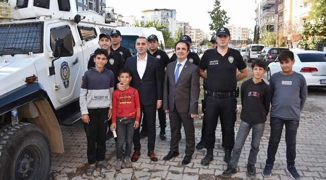 Siverek Kaymakamı Aydemir, asayiş ve trafik denetimine katıldı