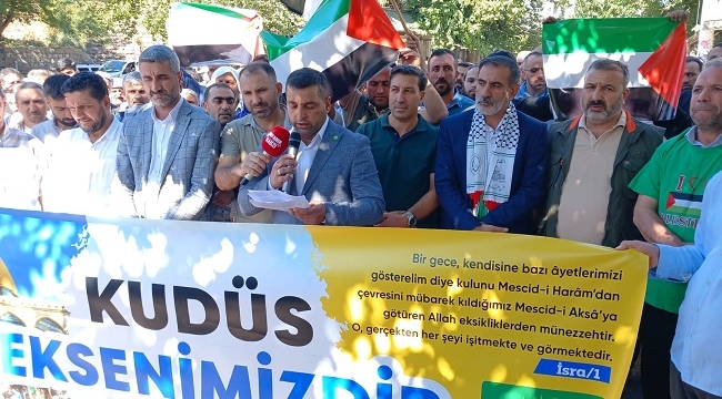 Siverek'te işgalci siyonistler lanetlendi