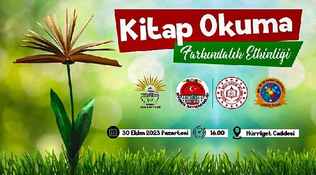 Siverek'te kitap okuma farkındalık etkinliği
