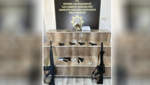 Siverek'te uyuşturucu madde ve silah geçirildi