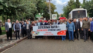 Siverekliler Filistin'e destek, siyonizme lanet için yürüdü