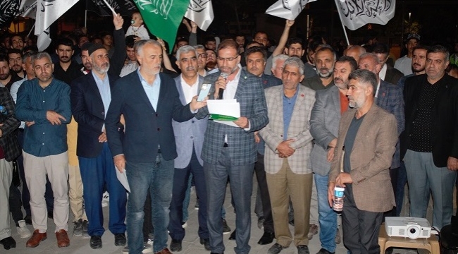 Urfalılar Filistin için tek yürek oldu