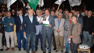 Urfalılar Filistin için tek yürek oldu