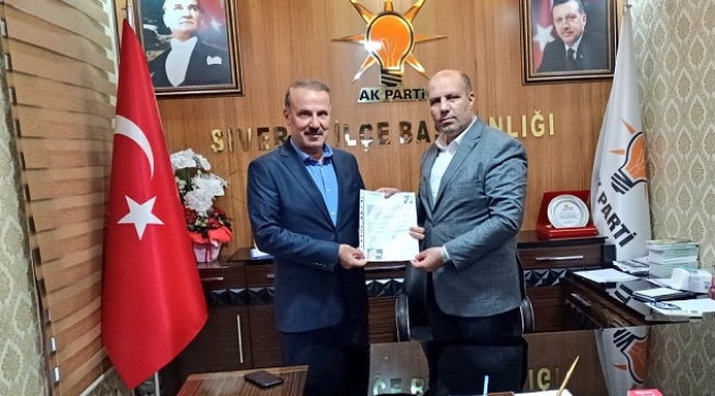 Çetiner, Siverek Belediye Başkanlığı için başvurdu