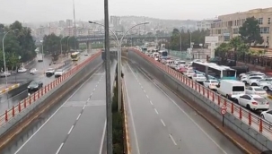 Şanlıurfa Abide köprülü alt tüneli kapatıldı