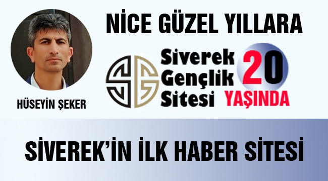 Siverek Gençlik Sitesi 20 yaşında