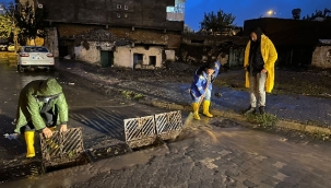 Siverek'te sağanak yağışa karşı tüm önlemler alındı