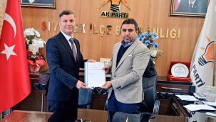 Utkun, Siverek Belediye Başkanlığı için başvurusunu yaptı