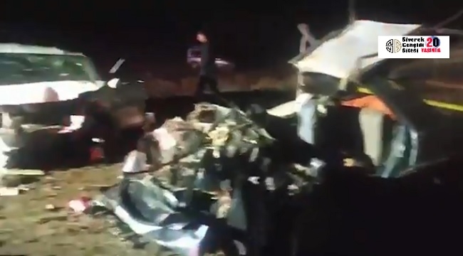 Kahta- Siverek kara yolunda korkunç kaza: 4 ölü, 6 yaralı