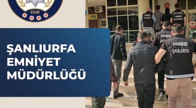 Şanlıurfa'da uyuşturucu ile mücadelede 23 kişi yakalandı