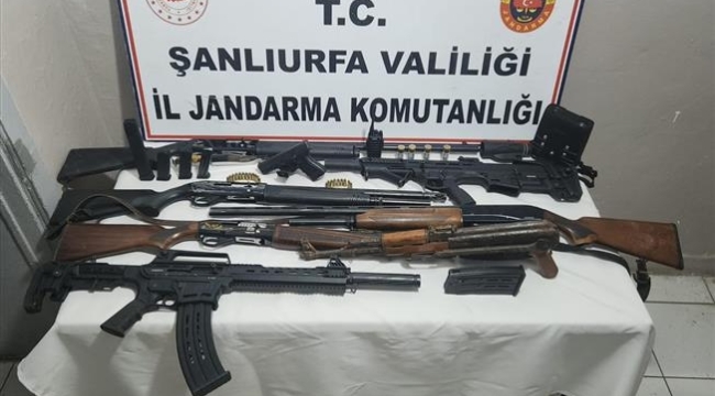 Siverek'te silah kaçakçılarına operasyon: 24 gözaltı
