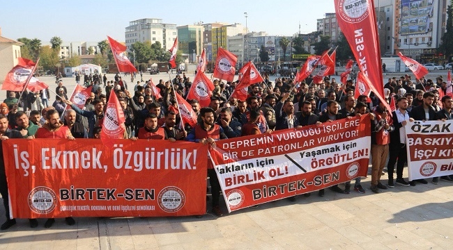 Urfa'da işçi eyleminde 6 işçi gözaltına alındı