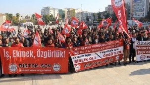 Urfa'da işçi eyleminde 6 işçi gözaltına alındı