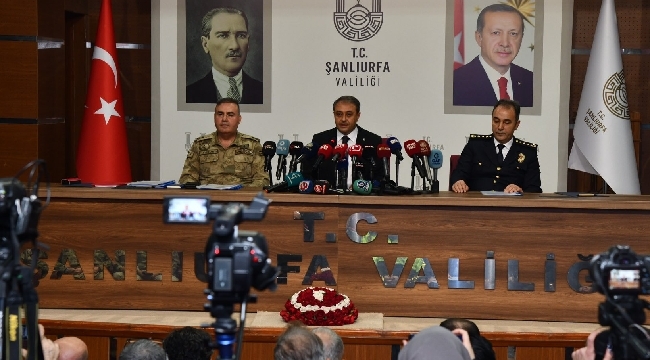 Vali Şıldak, Urfa'nın asayiş ve güvenliğini değerlendirdi