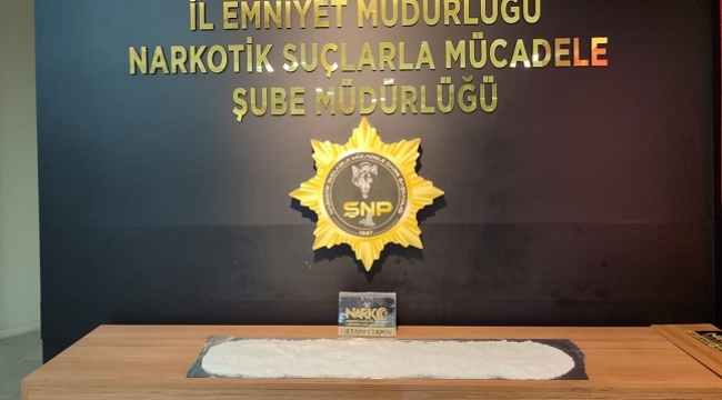 3 kilo metamfetamin ele geçirildi